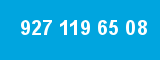 927 119 65 08 927 119 65 08